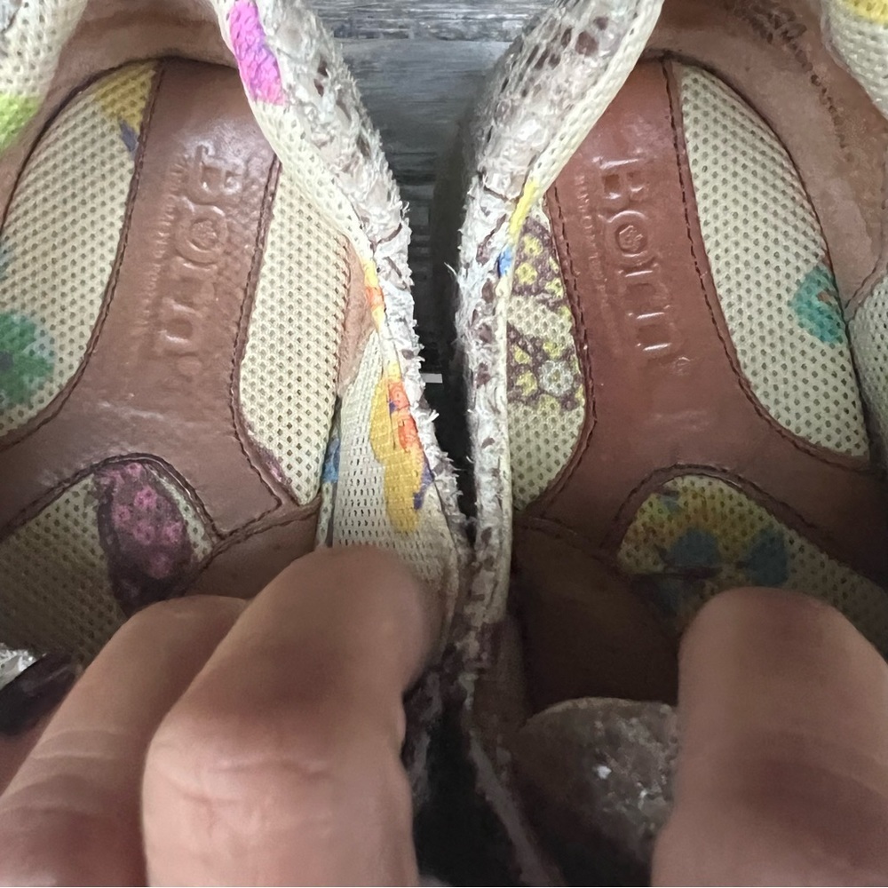 BORN Leather snake print sneakers|6.5 - Picture 5 of 7